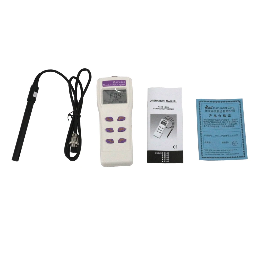 8303 AZ Digital Water Quality Electrical Conductivity Meter with Memory Function