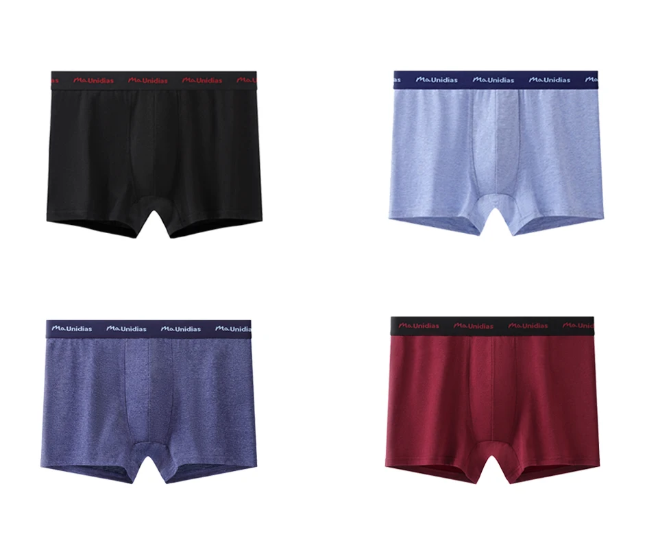 5 stücke Einfarbig Boxer Herren Unterhosen Baumwolle Schlüpfer der Männer Sexy Brief Elastische Band Unterwäsche Für Mann Boxer Shorts – Detail 7