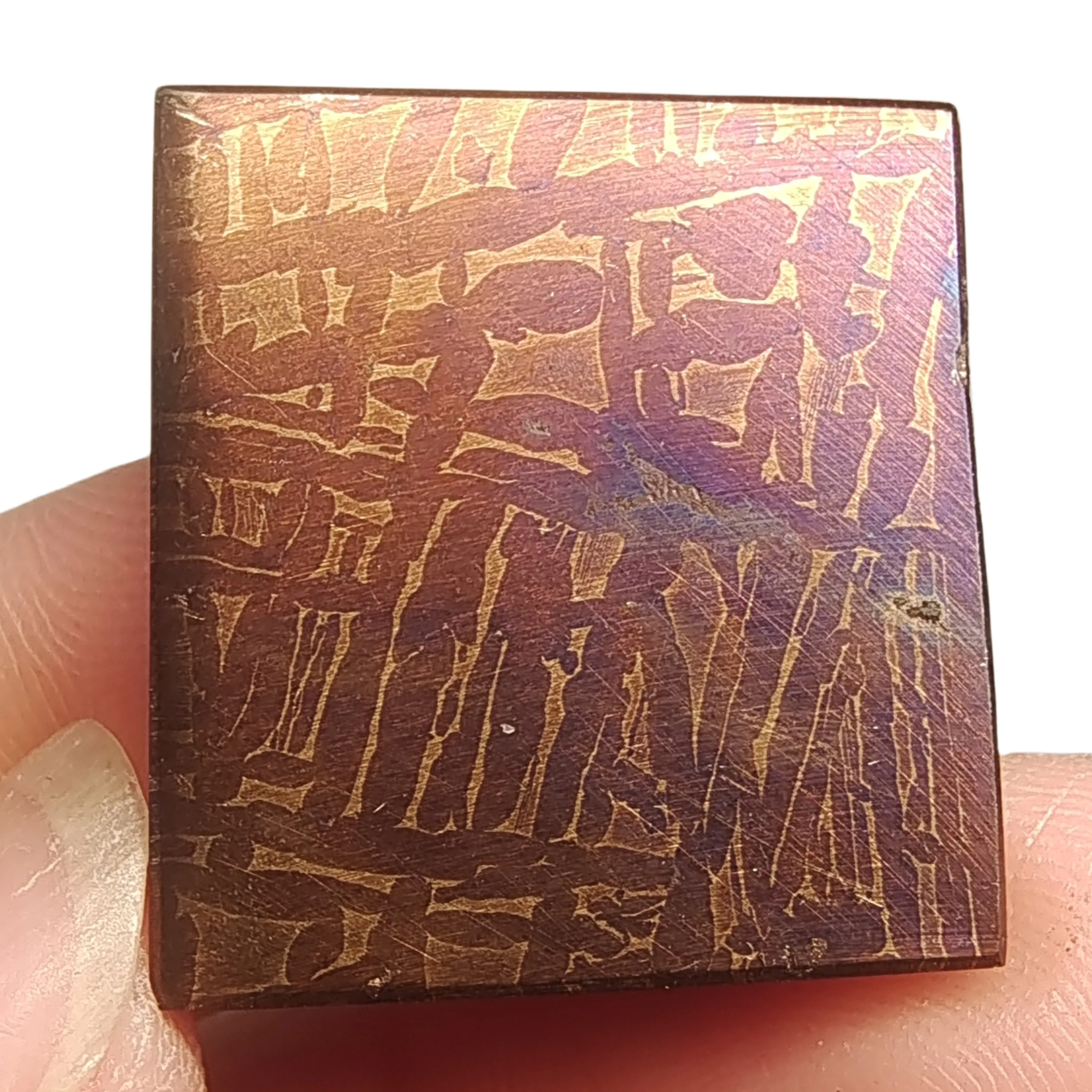 

15.2g Muonionalusta Natural iron meteorite specimen section Iron meteorite materials Meteorite Specimen Collection -QC710