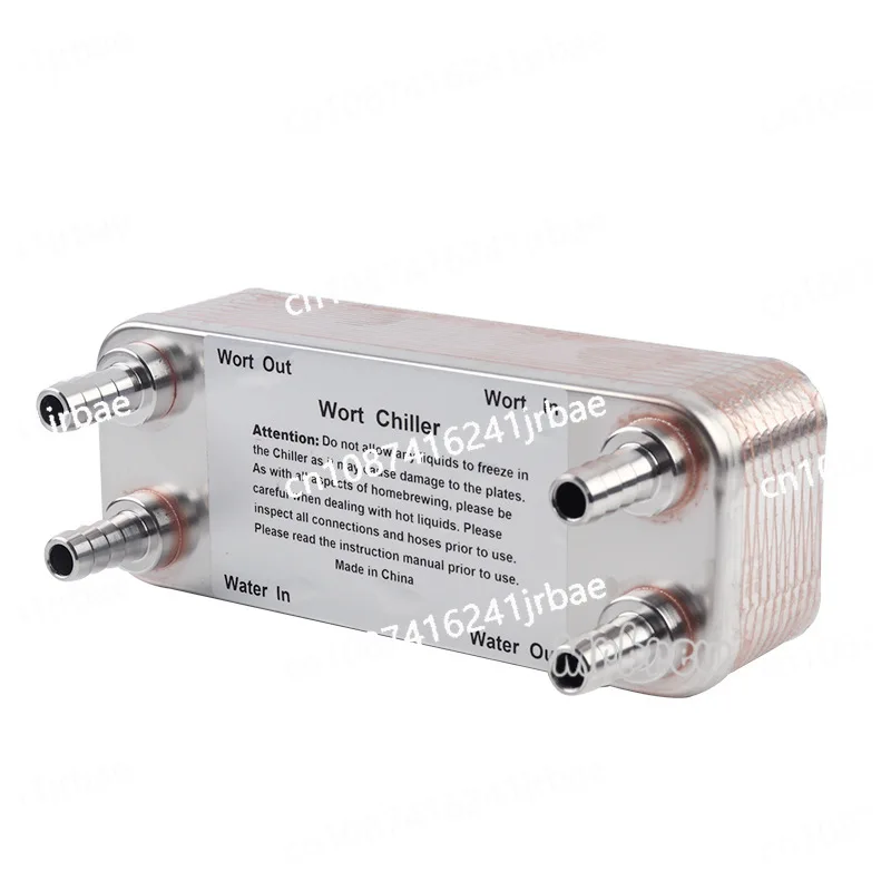 

20/30/40 Plates Heat Exchanger Wort Chiller, Stainless Steel Counterflow Chiller Cooler