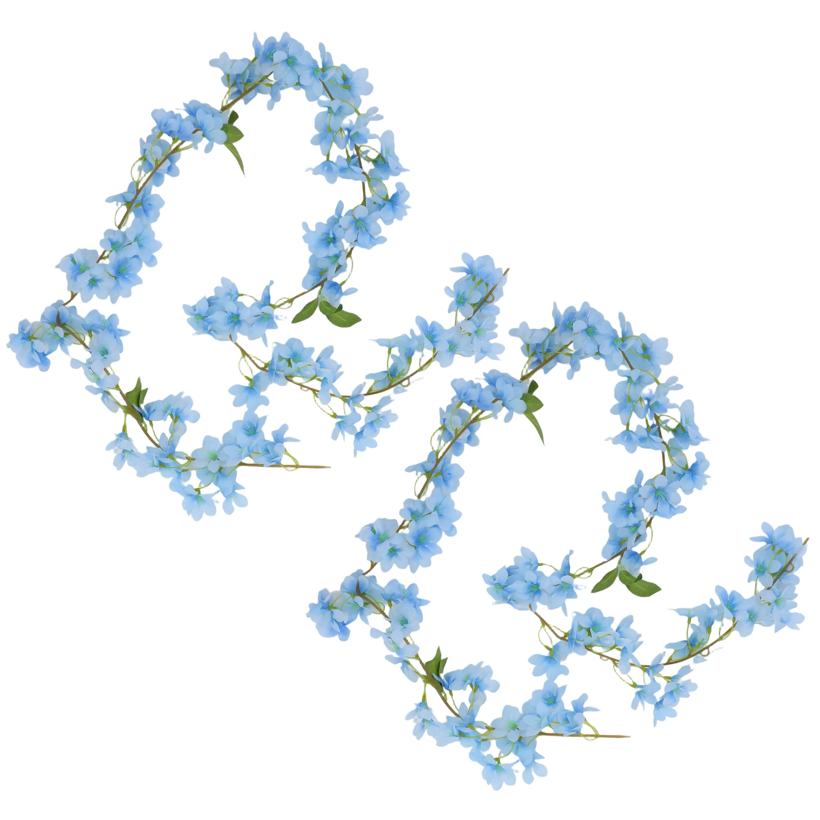 

2Pcs Artificial Hanging Flower Vine Simulated Silk Garland Faux Floral Rattan Wedding Decor Home Party Decoration Vine