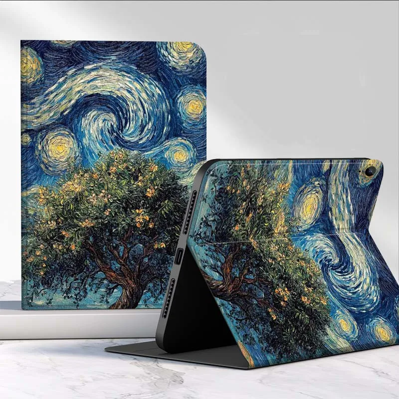 

Cool Art Tree Pattern For Samsung Galaxy Tab S11 A11 A9 A8 S6 A 10.1 A7 10.4 Plus 2025 2023 2022 Tablet Case