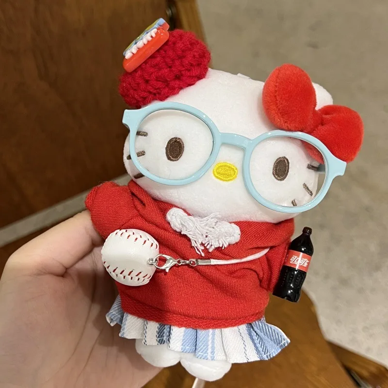 سانريو أصيلة كلاسيكية مرحبا كيتي حقيبة سحر الكرتون لطيف كيتي سلاسل المفاتيح Kawaii سوبر رائعتين ألعاب من القطيفة هدايا العيد