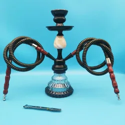 Premium Hookah Portable Single And Double Pipe Hookah Arabic Hookah Single Small Hookah Set Hookah Shisha Ceramic Bowl Accessori