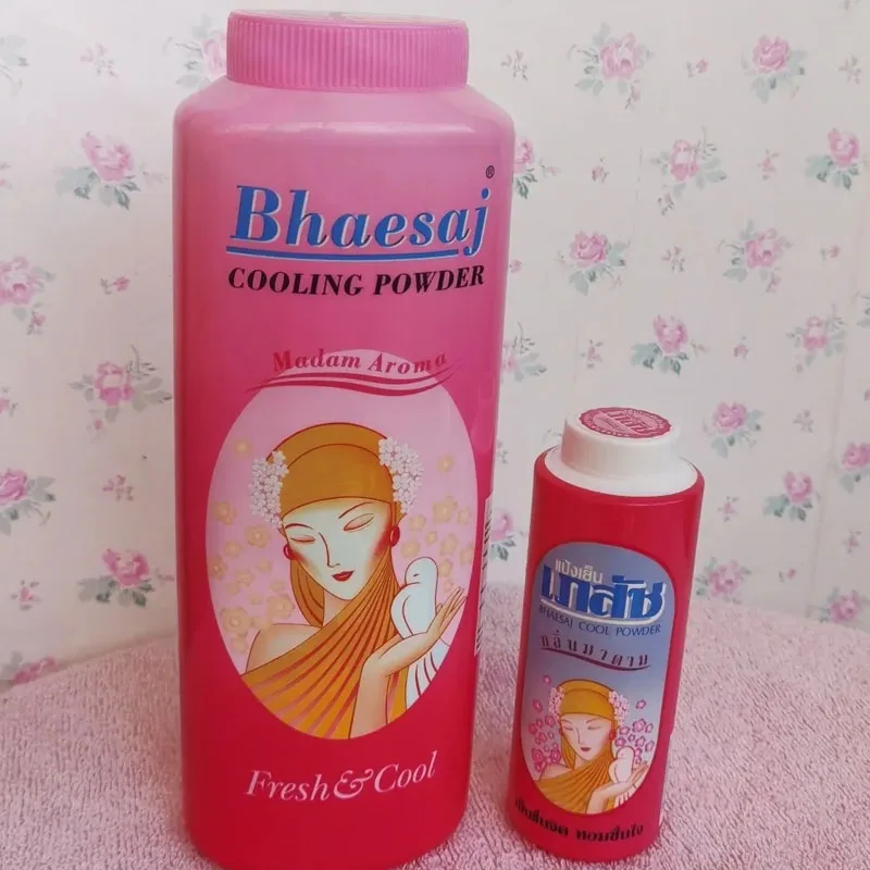 Thai Bhaesaj Cooling Powder Prickly Heat Body Talcum 300g Refreshing And Soothing