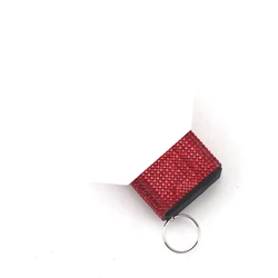 New Fashion Outdoor Women Self-Defense Keychain Rhinestone Jewely LED Flashlight Product