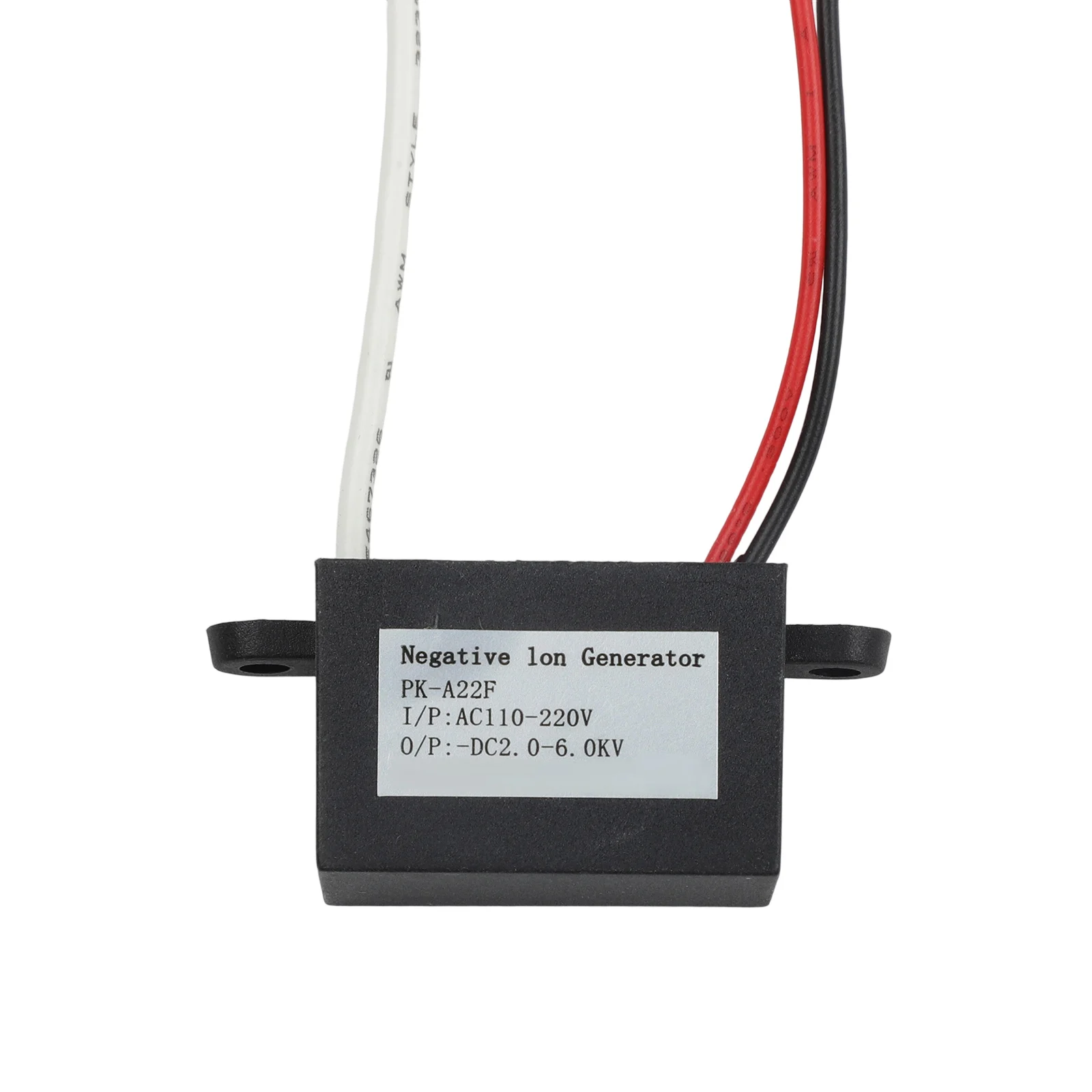 

Генератор отрицательных ионов переменного тока 3000 В, 50 Гц, 5 мА, 35% ~ 85%, влажность, 27*15*18 мм, высокий выход, сделай сам, двуглавый, с кронштейном