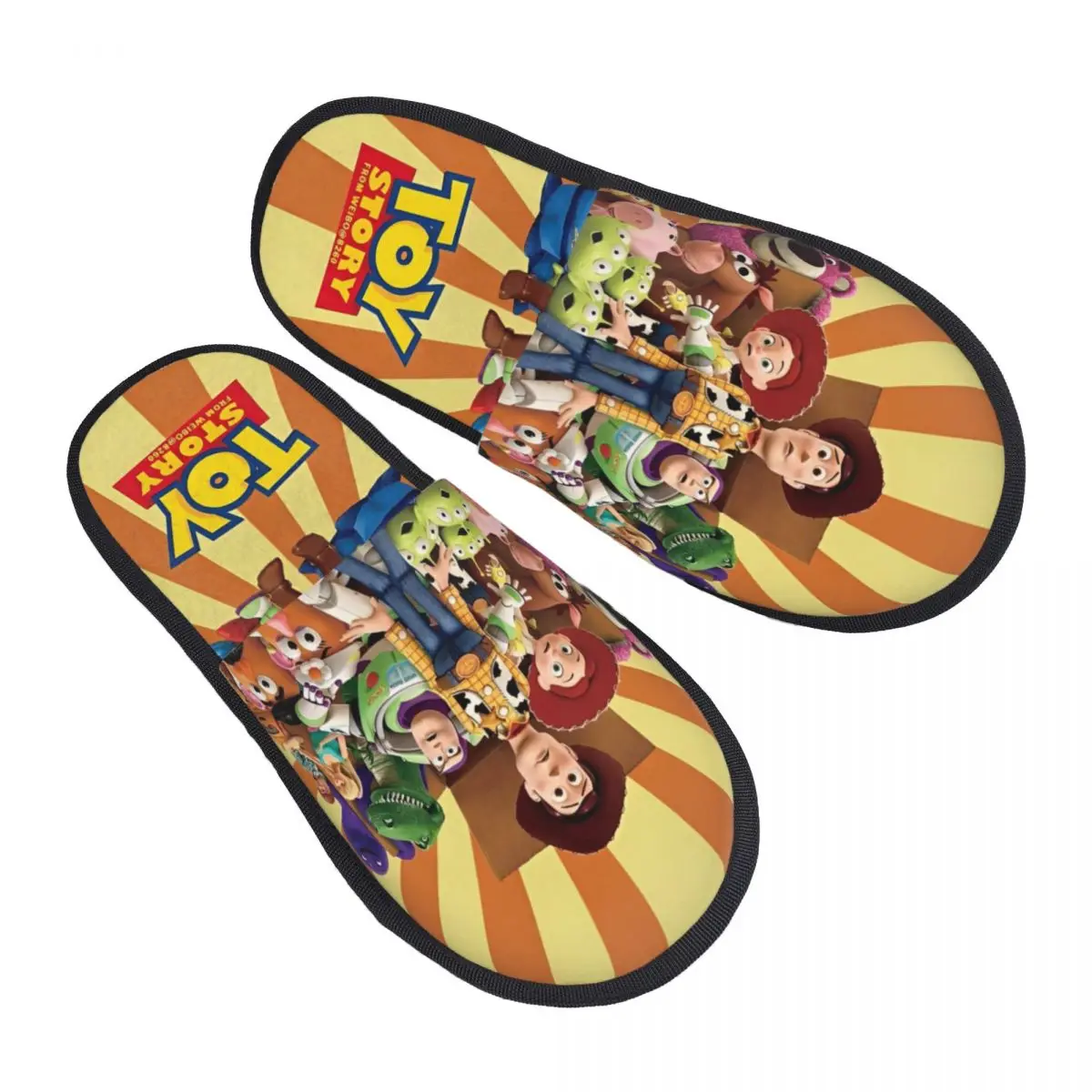 

Домашние хлопковые тапочки «История игрушек Вуди Базз Лайтер», противоскользящие уютные домашние меховые тапочки, шлепанцы для спальни