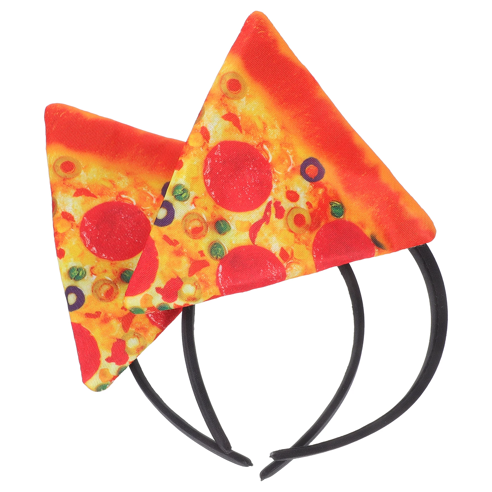 

2pcs Pizza Headband Unique Design Funny Food Hat Halloween Crazy Party Costume Accessories Silly Chef Italian Adult Kids Cloth
