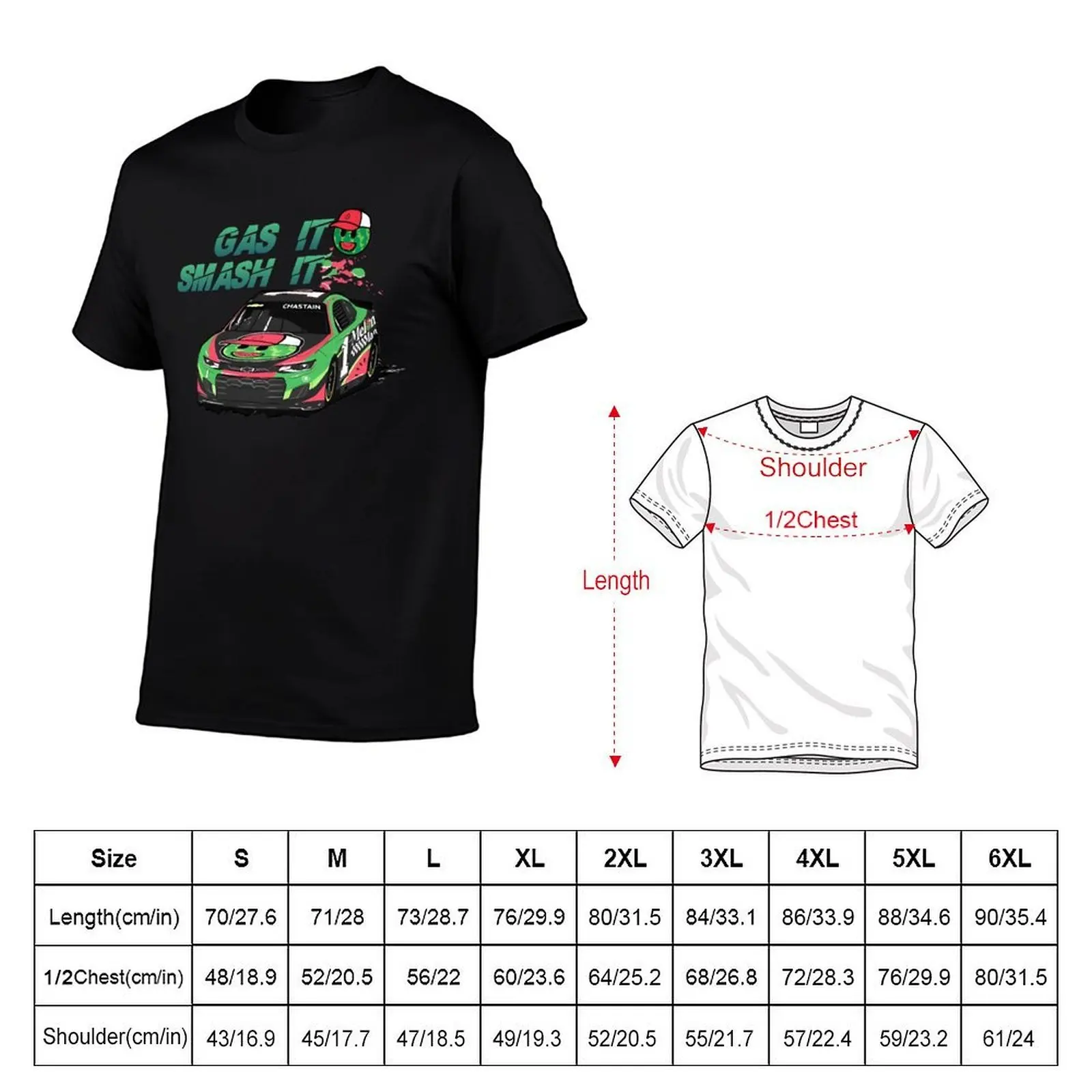 Gas It Smash It T-Shirt for a boy Short sleeve tee heavy weight t shirts for men