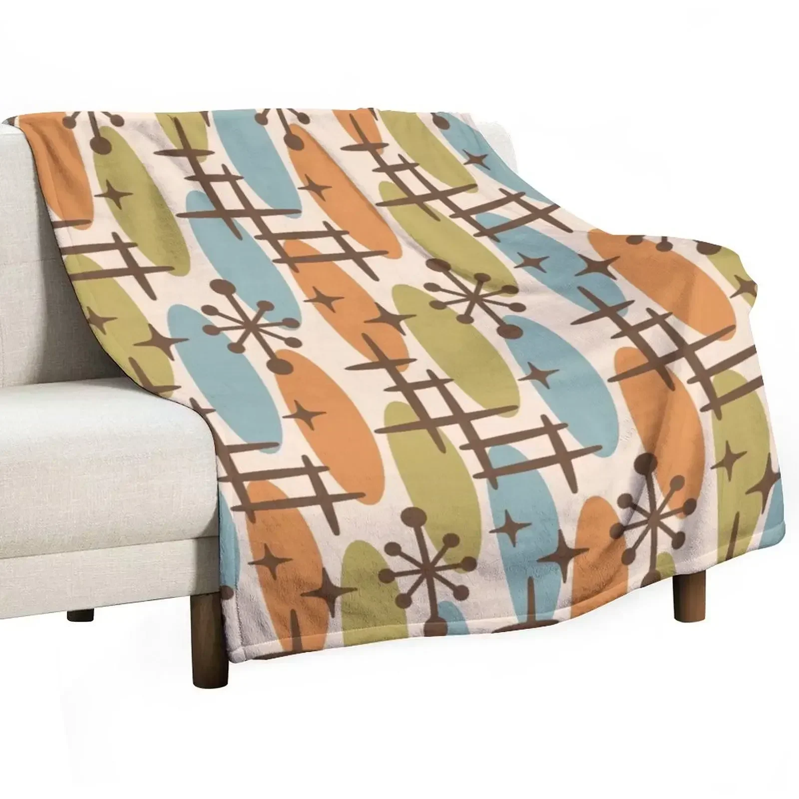 

Colorful Mid Century Modern Cosmic Surfer Pattern 135 Throw Blanket Thermals For Travel Bed linens Blankets