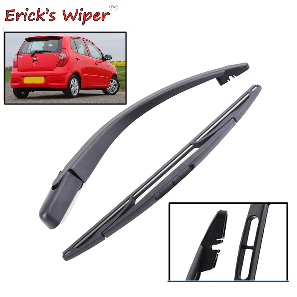 

Erick's Wiper 12" Rear Wiper Blade & Arm Set Kit For Hyundai I10 MK1 2008 - 2014 Windshield Windscreen Tailgate Window Brush