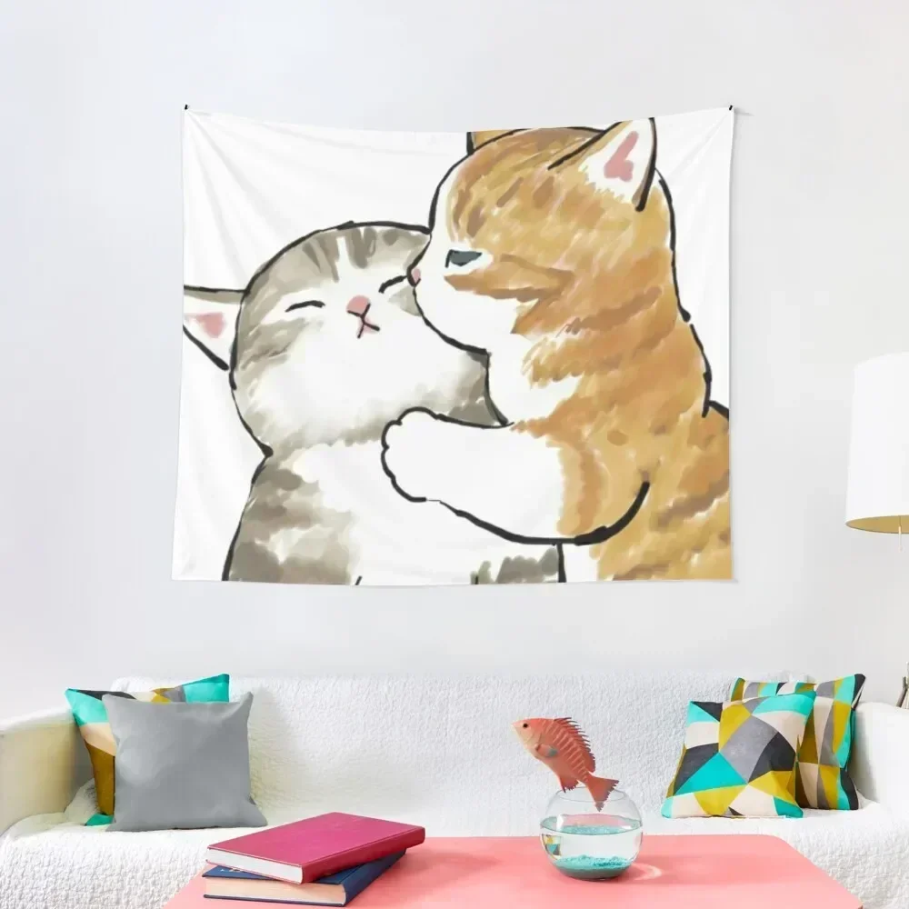 

Mofu Sand cute cat Tapestry Bedroom Deco Decorative Wall Mural Tapestry