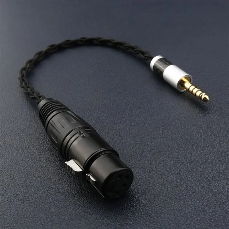 2026 New Headphone Audio Adapter Cable 4.4Mm To 4 Pin XLR Female, Stable Design, Low-Loss Signal Transmission