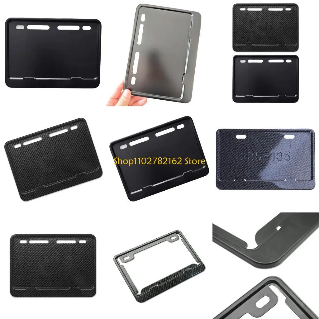 

547B Motorcycle License Plate Frames Universal Aluminum License Plate Holder License Plate Holders Frame