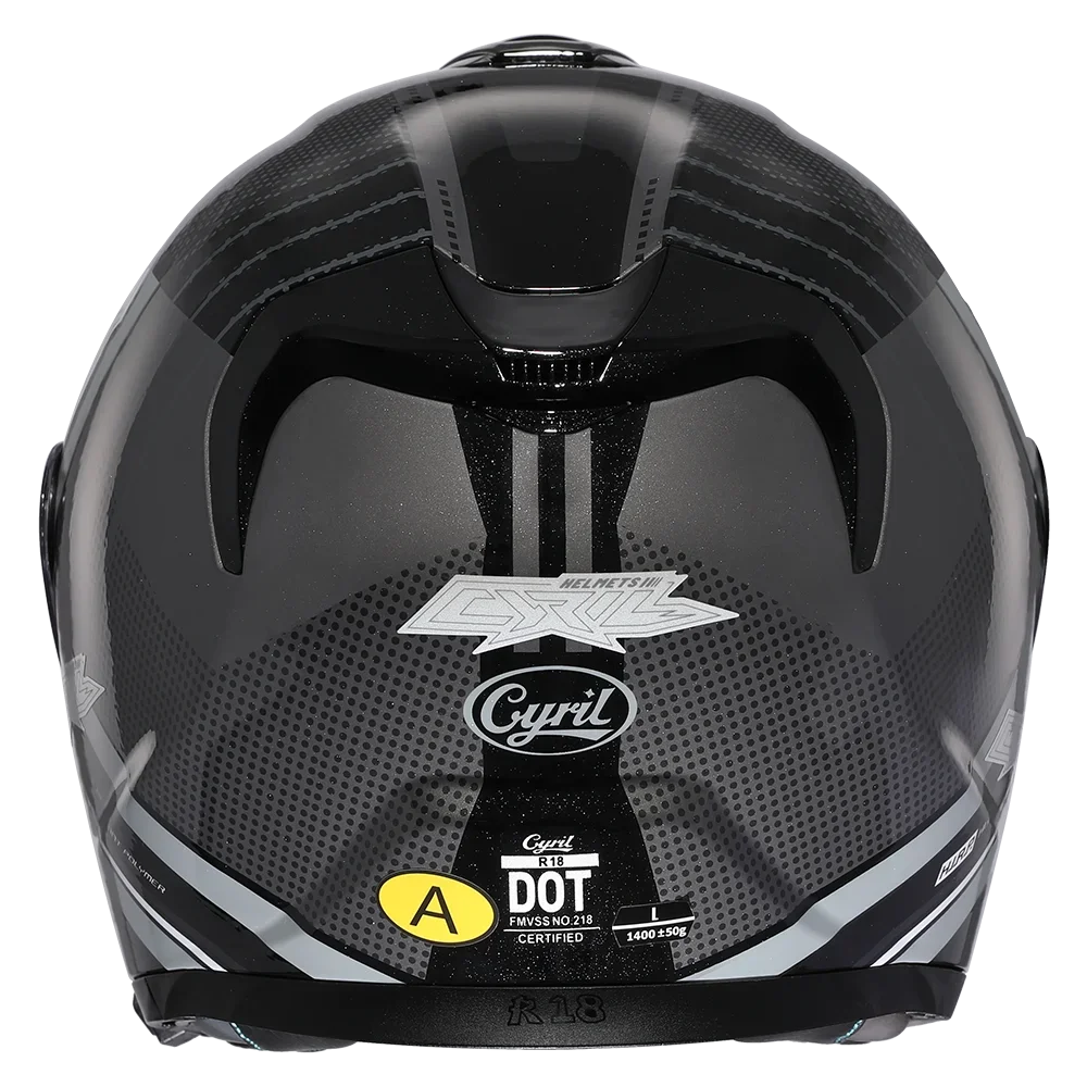 ABS Shell Motorcycle Helmet with Dual Visor Moto Open Face Helmets Dot certified CYRIL R18 Helmets Motorcycle for Men and Women