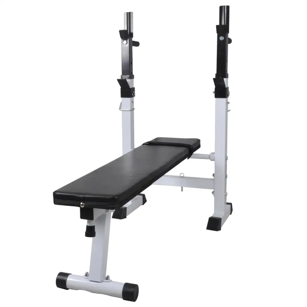 Adjustable Workout Bench Set with Weight Rack, 198.4 lb Barbell & Dumbbell Collection