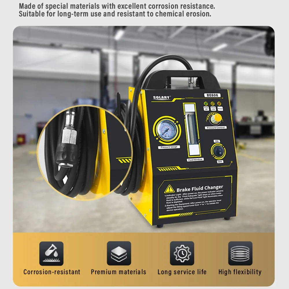 BE606 Equipment for Automotive Maintenance Brake Oil Change Machine Fluid Changer Tool