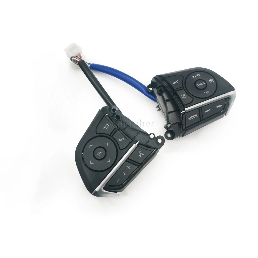 

1 Pair Steering Wheel Cruise Control Button Switch Fit For Toyota Camry Corolla 2019 2020 2021 2022 2023