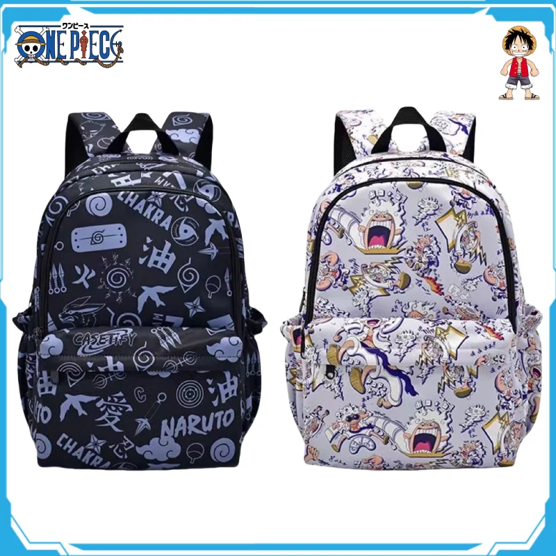 

One Piece Nika Knapsack Children's Backpack Student Graffiti Schoolbag Travel Computer Mountaineering Bag Boys Holiday Gifts