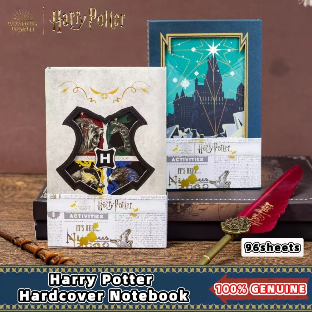 Cuadernos de tapa dura de Harry Potter auténticos, diario de la serie de hechicería escolar Hogwarts, planificador de papelería para estudiantes, regalos de cumpleaños para niñas