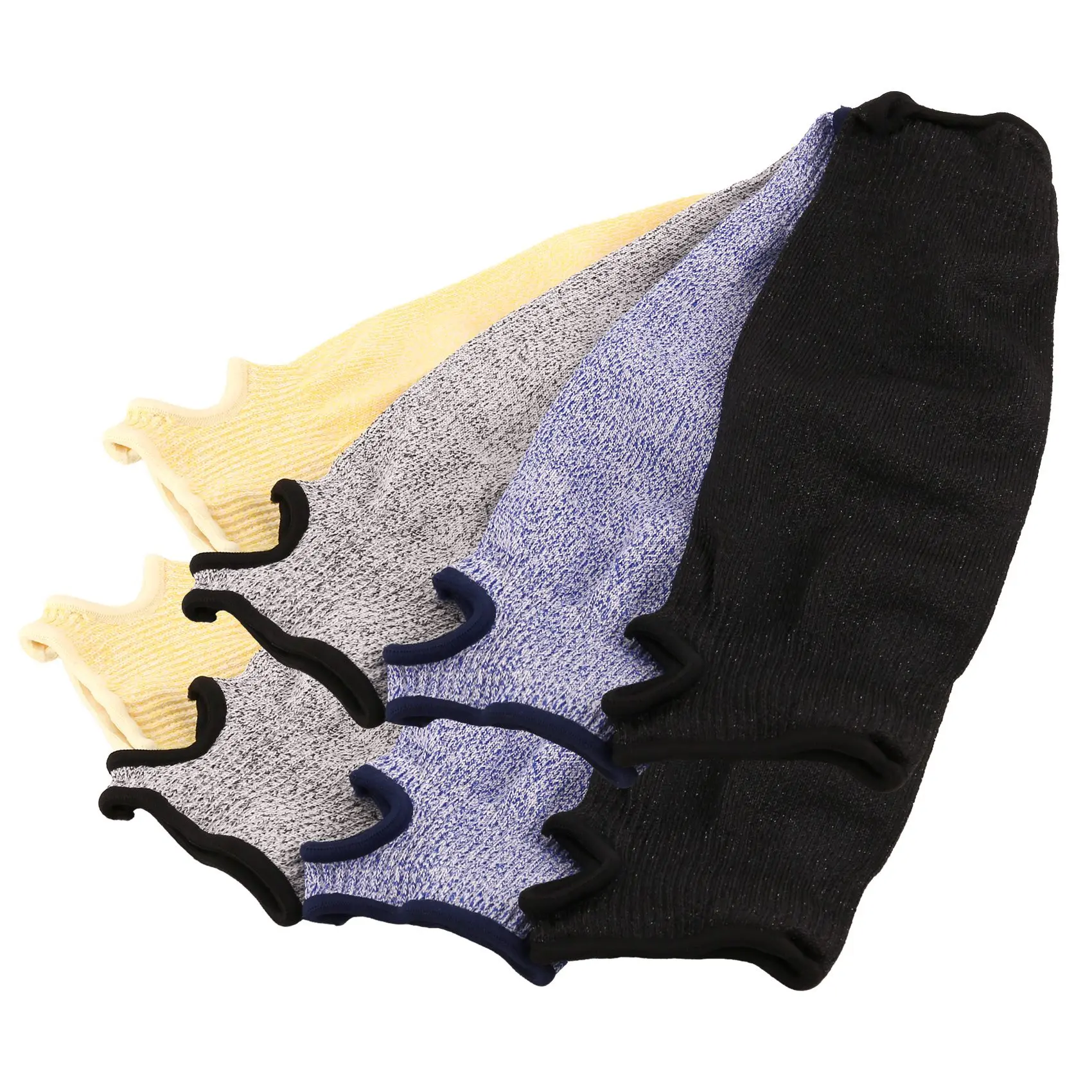 4 pary rękawów odpornych na przecięcia i oparzenia Rękawy ochronne na ramiona Ochraniacze przedramion do cienkiej skóry i siniaków Otwarty mankiet 35 cm