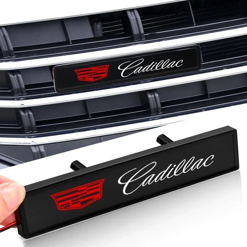 

Car Front Cover Grille Lamp Emblem Decor Lightings LED Light For Cadillac XT5 XTS CTS BLS SLS DTS SRX Escalade Tiburon Deville