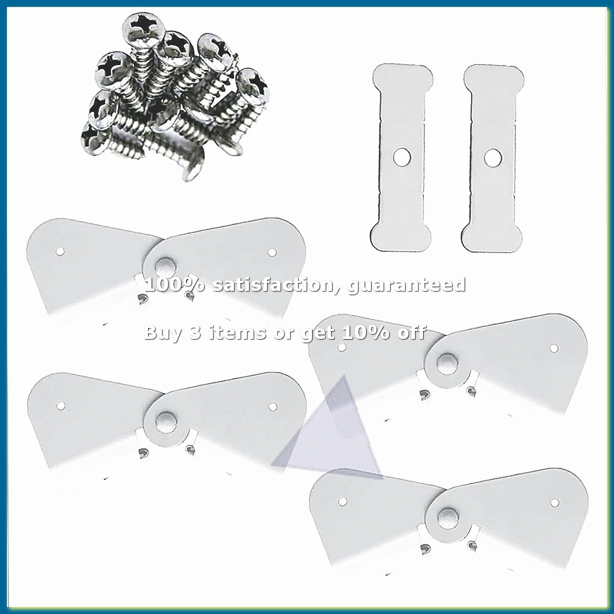 4 Pack Gutter Downspout Extensions Gutter Hinges Downspout Extension for Rectangle or Square Downspout-A27I