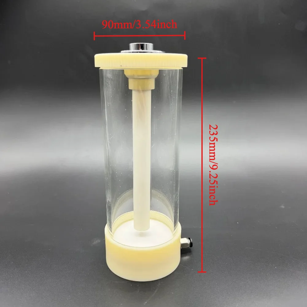 Testing Powder Coating Cup Hopper / Powder Pump Injector for Paint Powder Barrel