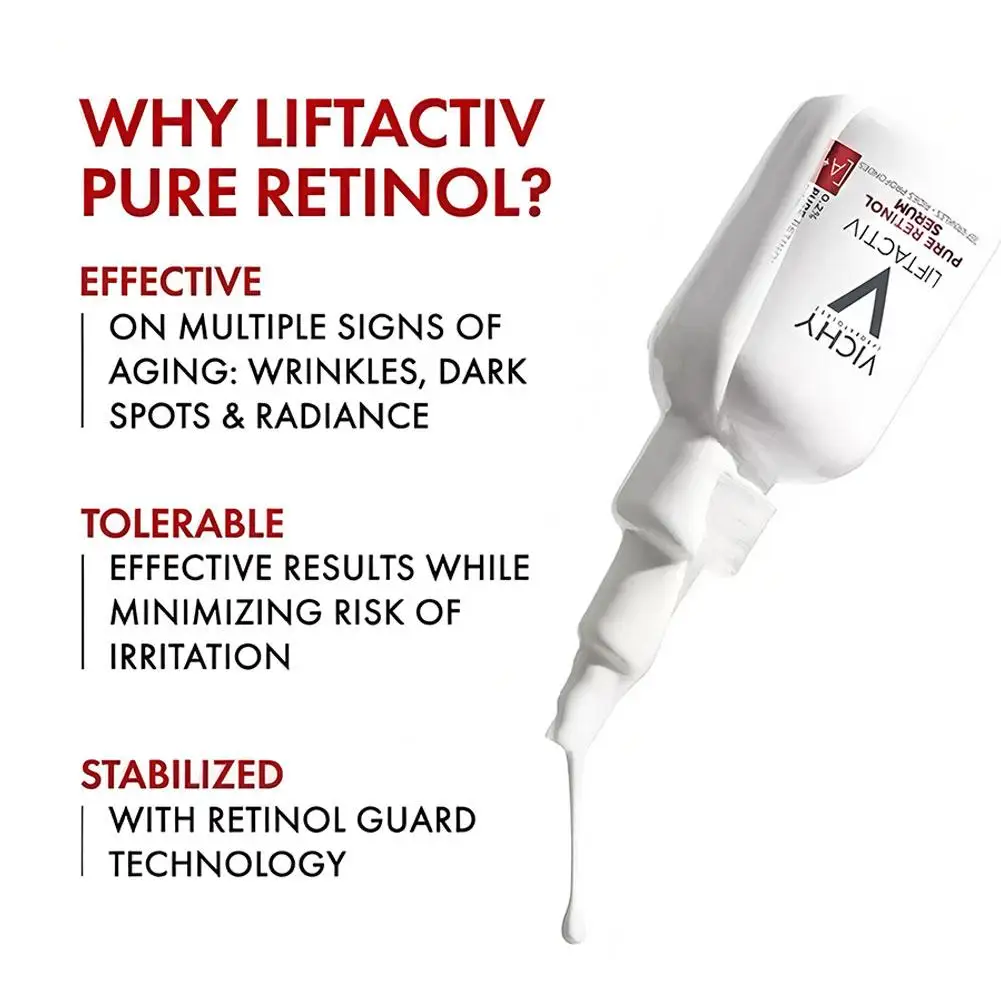 Vichy مصل الريتينول 30 مللي فيتامين B3 تبييض المضادة للتجاعيد جوهر ترطيب الخطوط الدقيقة تخفيض إصلاح عميق العناية بالبشرة #3