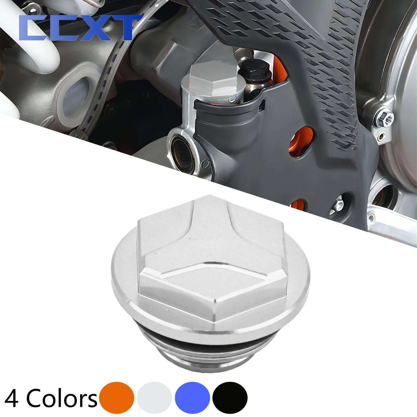 

Motorcycle Rear Brake Reservoir Cover Cap For Husqvarna TC TX TE FC FX FE For KTM EXC EXCF SX SXF XC XCF XCW 125-501 2004-2024