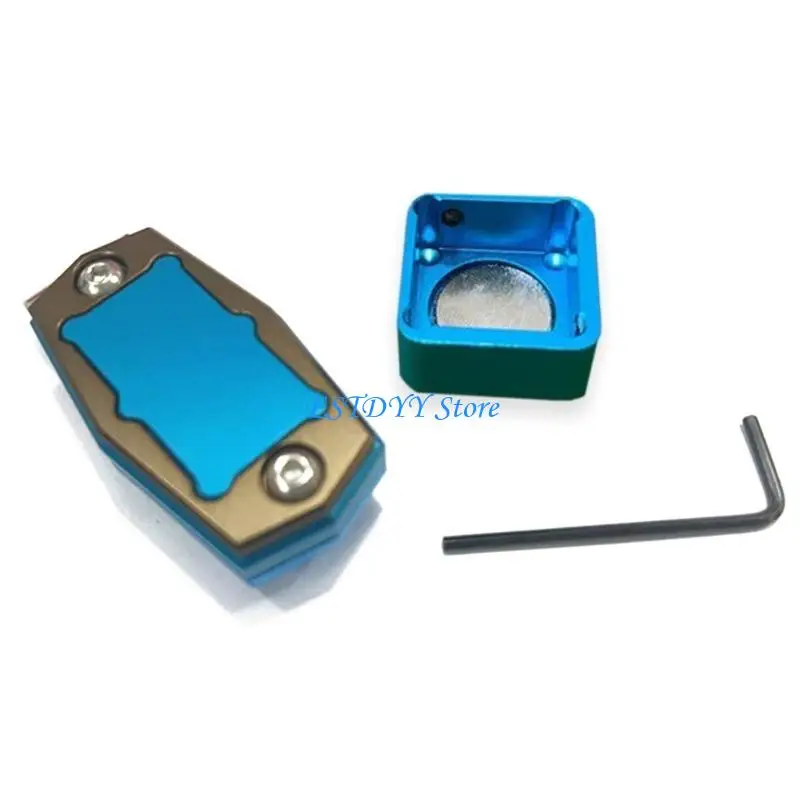 G6DE Billiard Chalks Case with Belt Clip Cue Chalks Box Holder Easy to Carry