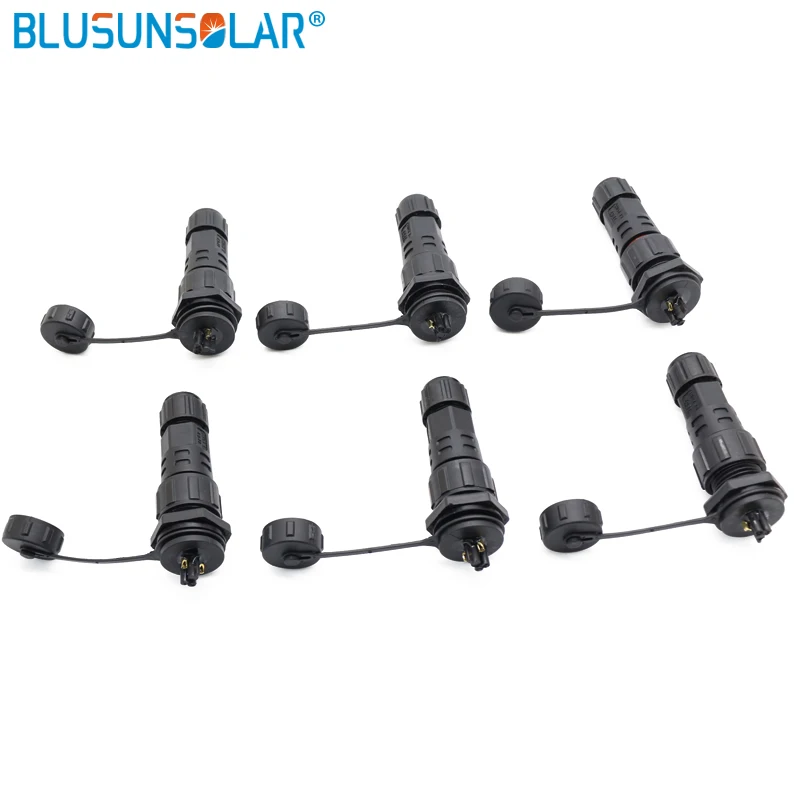 

50 Pair M16 2,3,4,5Pin 250V IP68 Plug Socket Male and Female Waterproof Connector Automotive Wire Connector Terminals