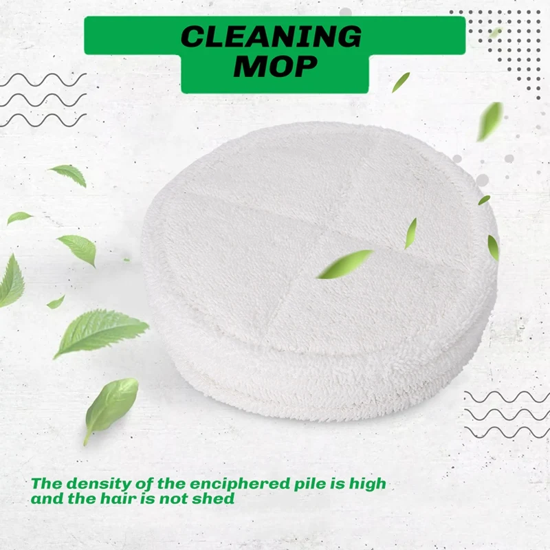 Paquete de 4 almohadillas de repuesto para fregona de contacto suave para fregona de suelo duro alimentada Bissell Spinwave 2039A 2124