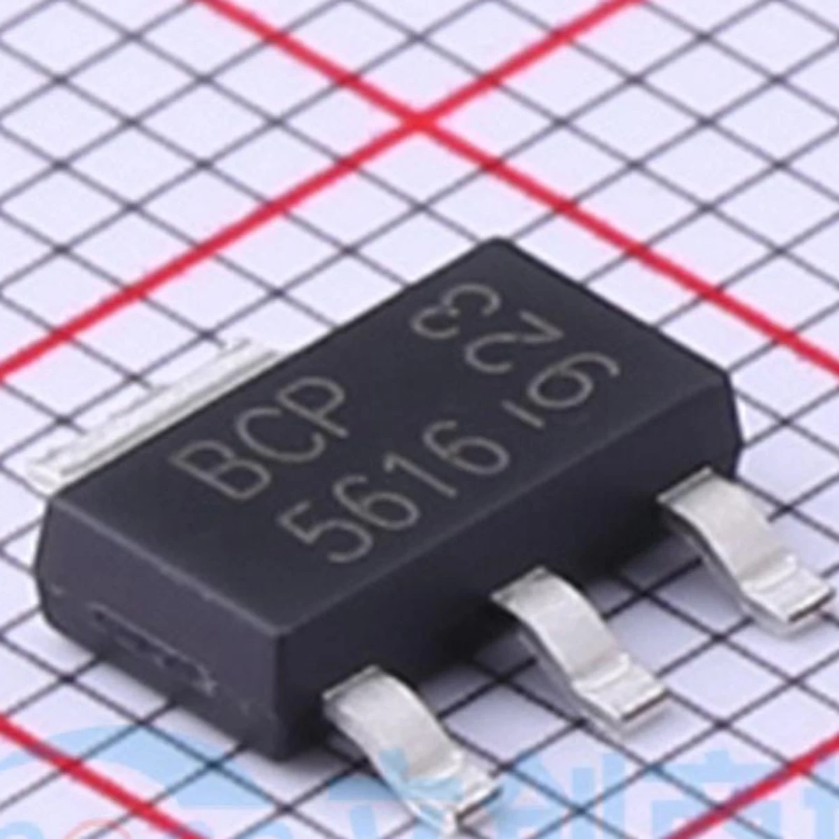 50pccp 5616 טרנזיסטור (bjt) 2w 80v 1a npn sot-223-3: bcp561qta