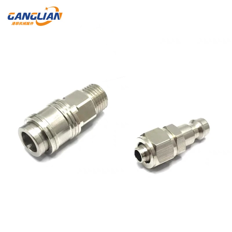 2pcs/set Slitting Pneumatic Round Blade Holder Male + Female Metal Connector ircle Cutting Knife Slitter Machinery Accessories