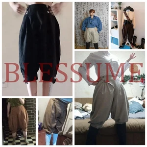 Piratenhose für Frauen, mittelalterliche Renaissance, Cosplay -Viking -Kostüm, lose Hosen, Ritterbauer, Castaway -Kostüm, Bloomers Hosen 10 Hauptbauernverkleidungskleidung - №2