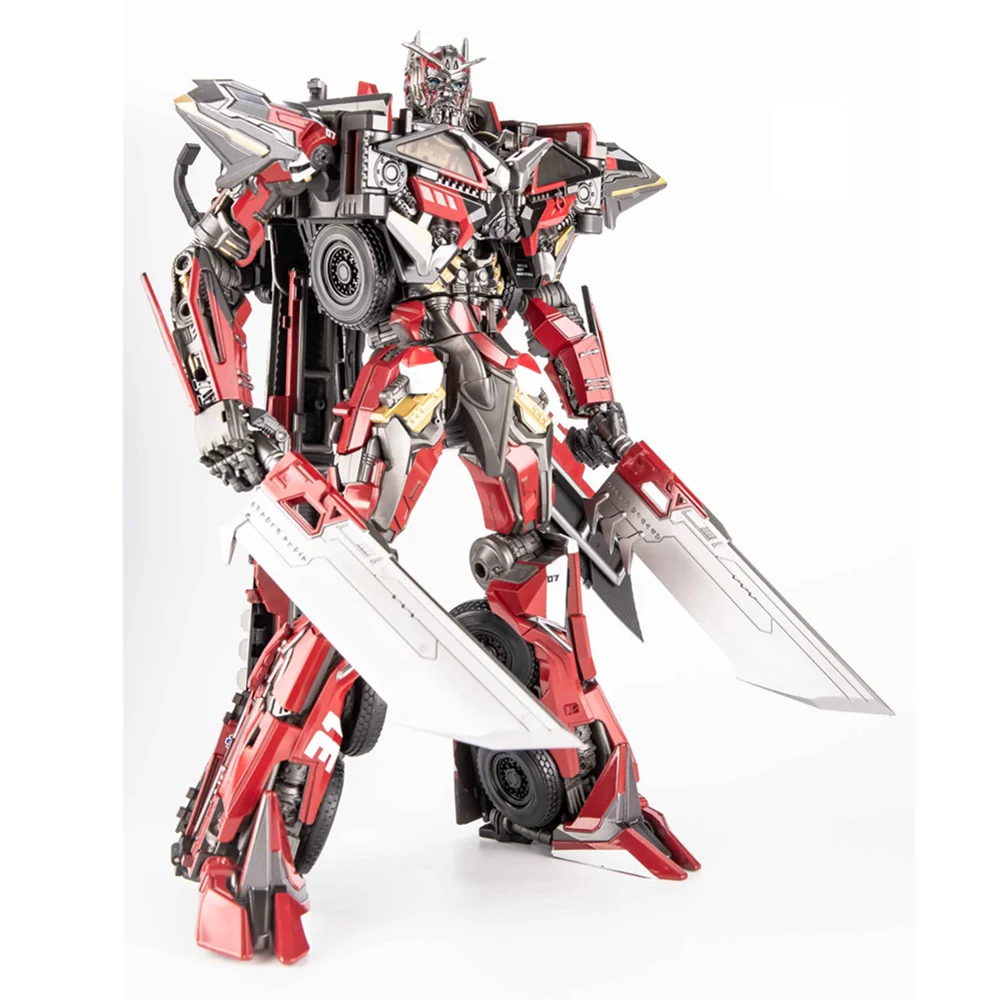 

With Box Transformation OV-01 OV01 Modified Enlarged Version KO SS61 Prime Alloy Fire Truck Action Figure Robot Model Toy