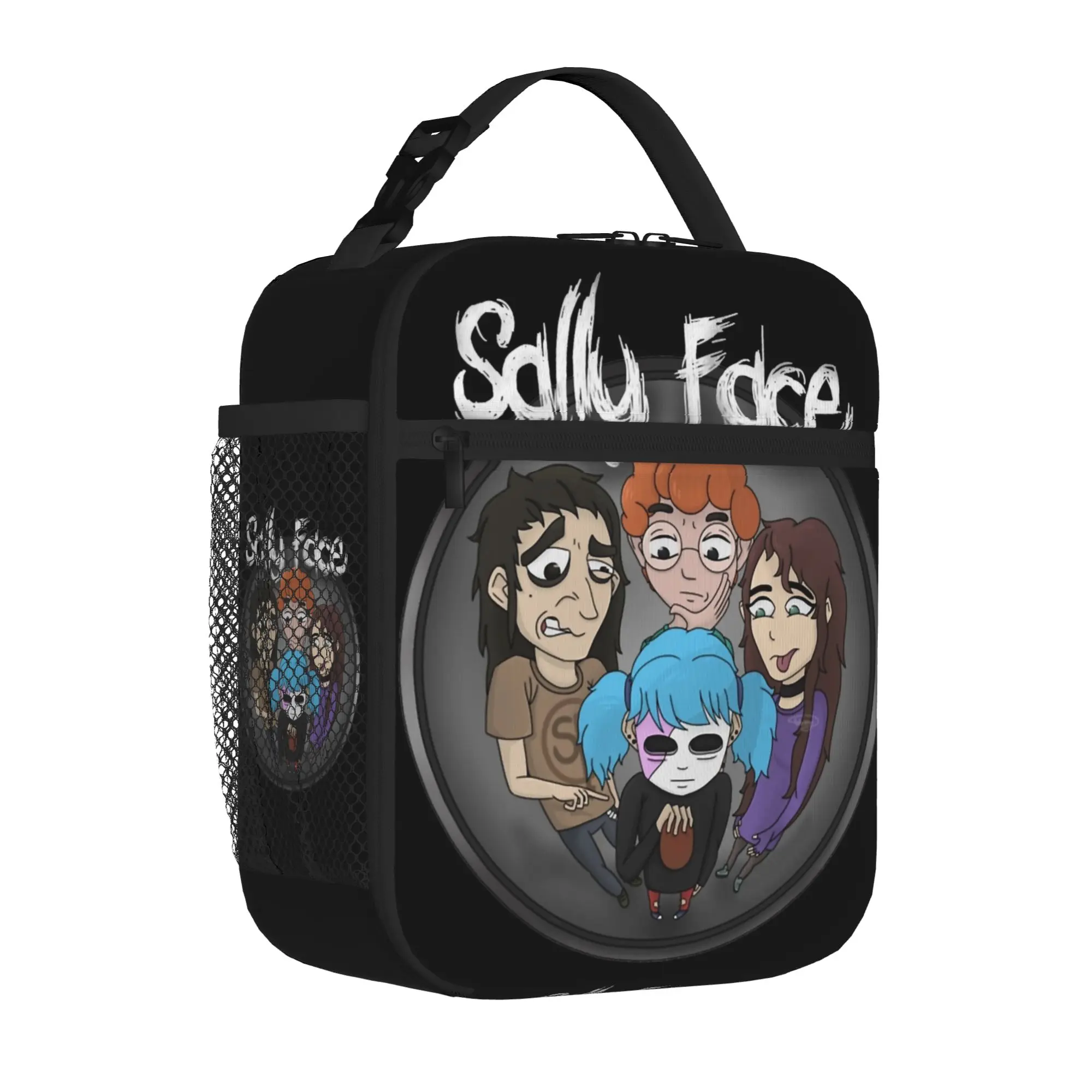 Sally Face Sal Fisher Game Tote Thermal Cooler Bag Anime SF Gothic Reusable Insulated Lunch Bags Unique Food Bento Box Outdoor