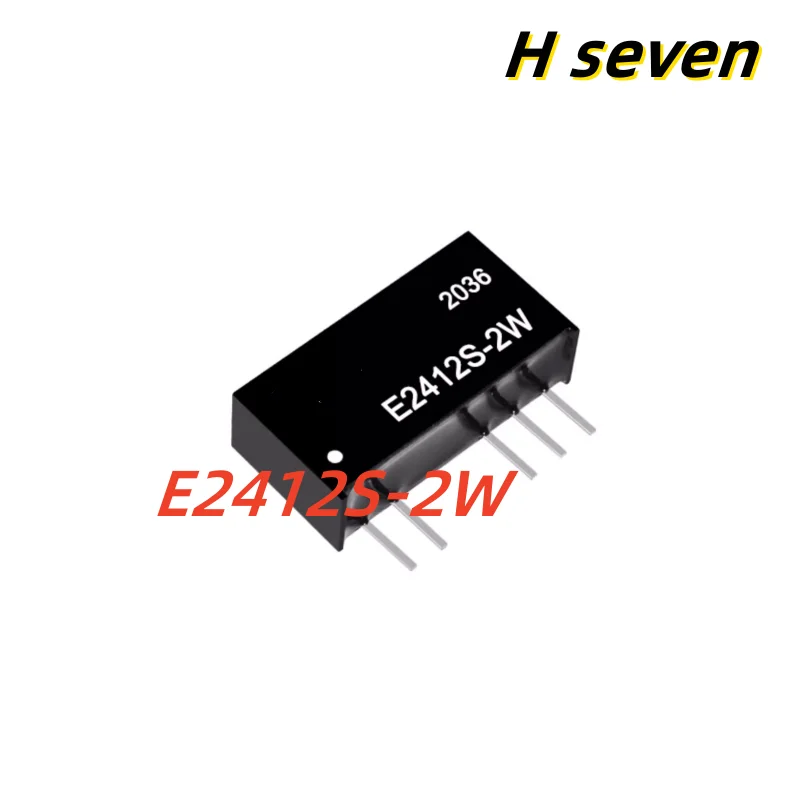 E2412S-2W 2WR2 R3 Input tegangan konstan 24V ke modul catu daya terisolasi 3000V Output ganda 12V positif dan negatif