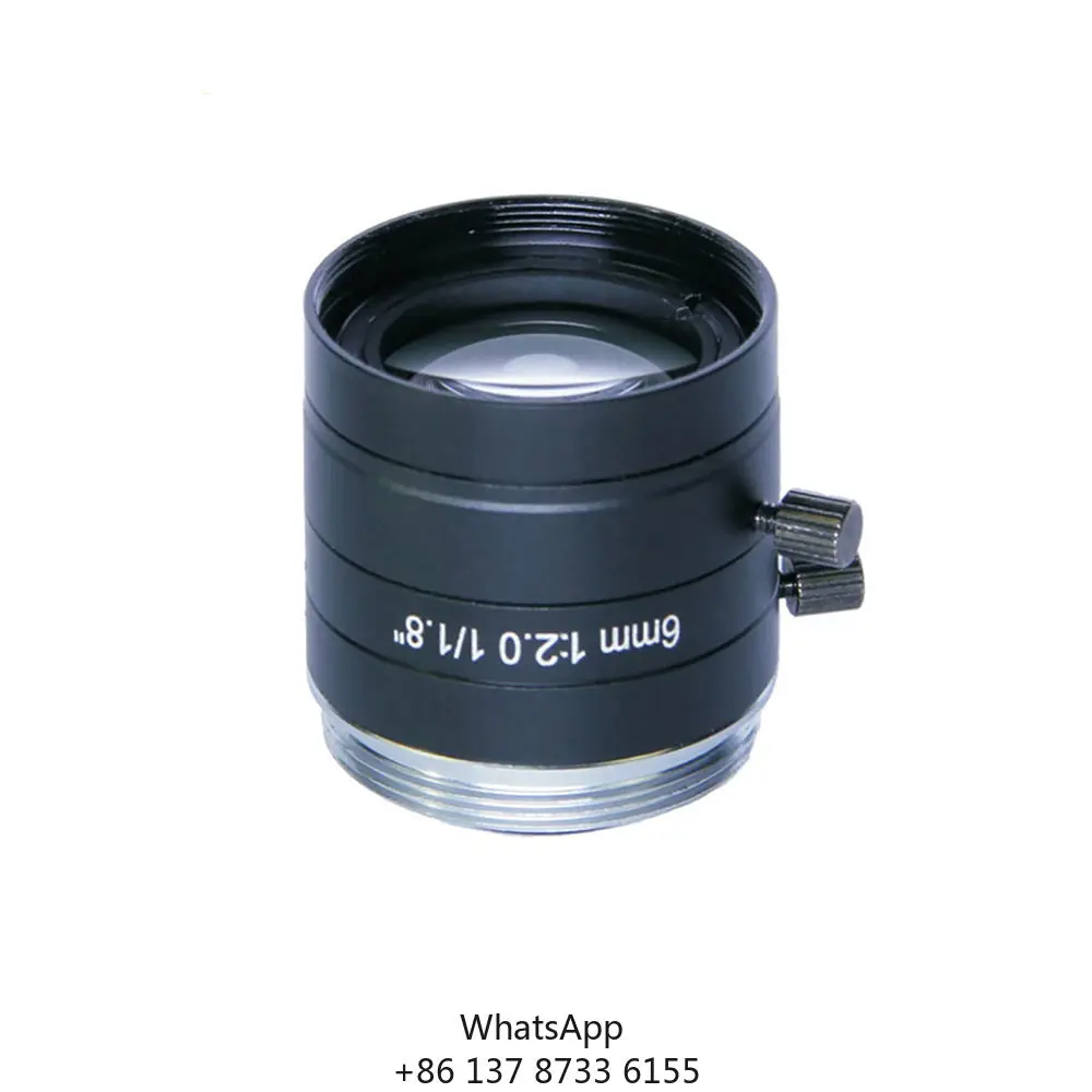High Resolution 12MP FA 12mm Lens For 1/1.7