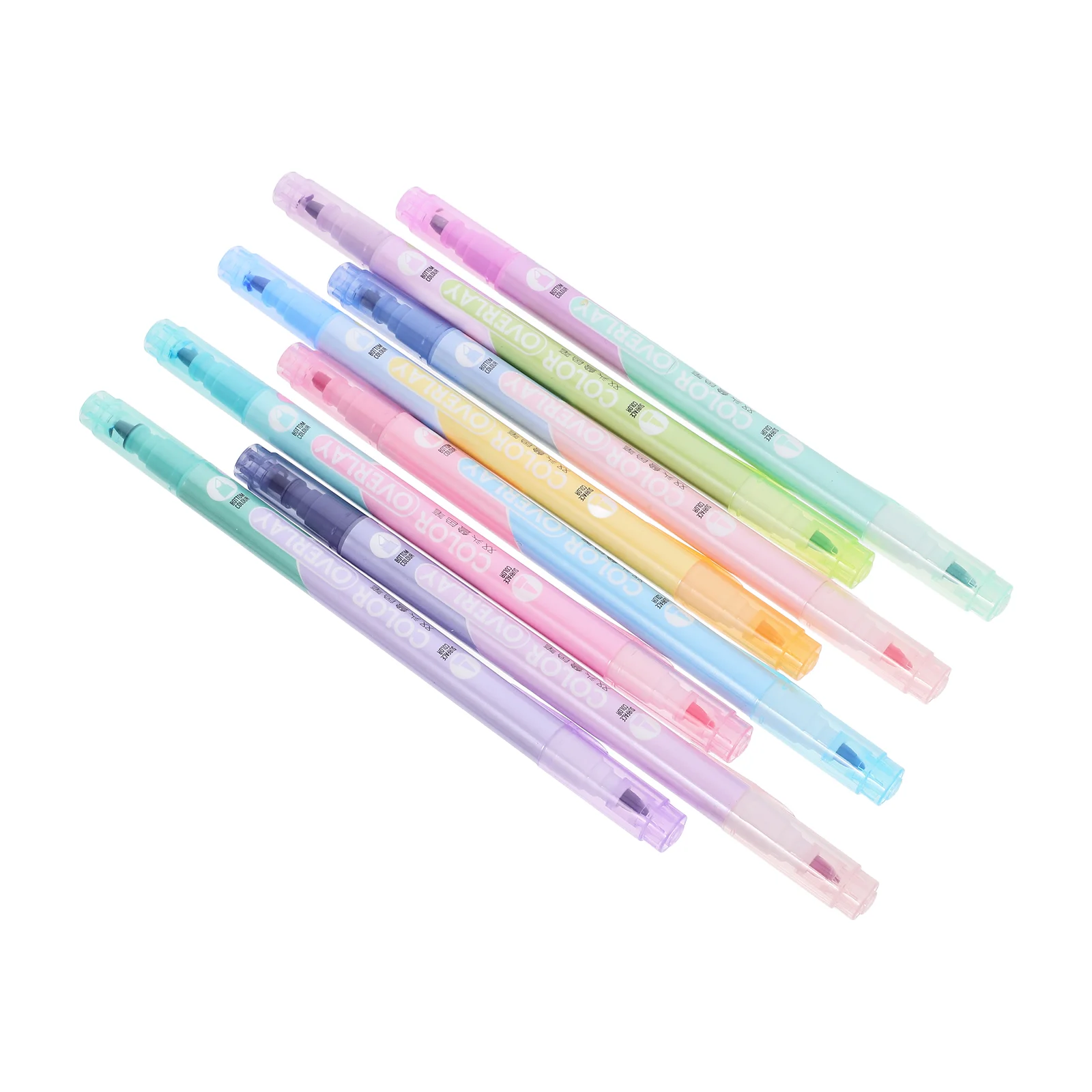 

8 Pcs Highlighter Brush Double Ended Small Mark Pens Learning for Student Book Markers Study Adorable