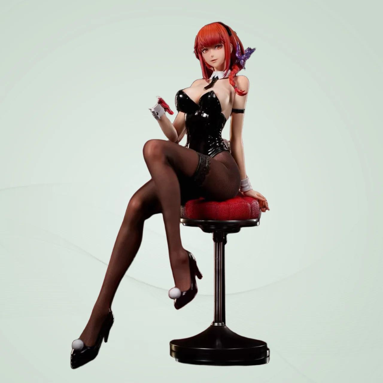 بالمنشار رجل ماكيما الأرنب فتاة يدوية الصنع زخرفة عمل الشكل تحصيل لعبة الطبعة الثانية المهيمنة شيطان الرسوم المتحركة نموذج