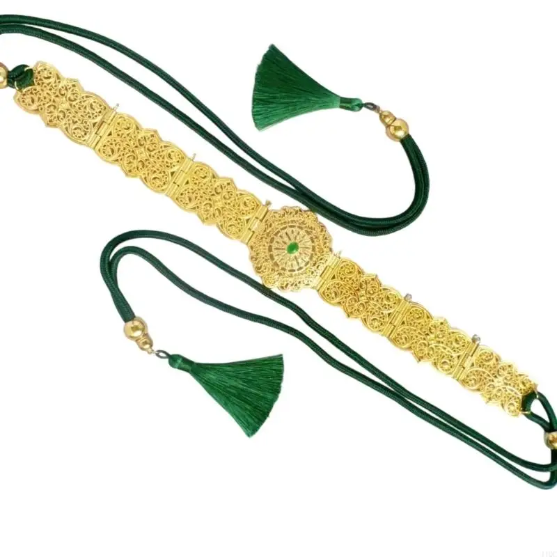 حزام معدني مجوف جديد 2025 لملابس الزفاف ومناسبة مسائية قابلة للتعديل #5