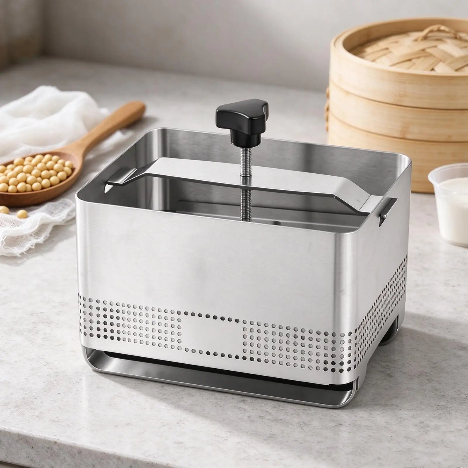 Bean Curd Maker Mold Homemade Soy-Based Foods Cheese Mould Bean Curd Mold And Press For Adult Professional Chef Beginner Home