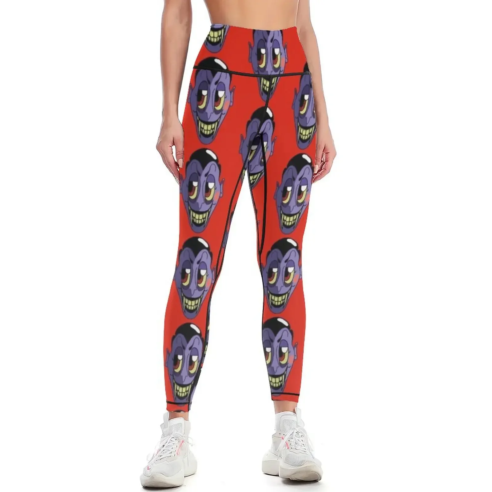 

Creepy Halloween Vampire Leggings sports shirts gym Women's sports Leginsy push up sportswear woman gym 2025 Womens Leggings