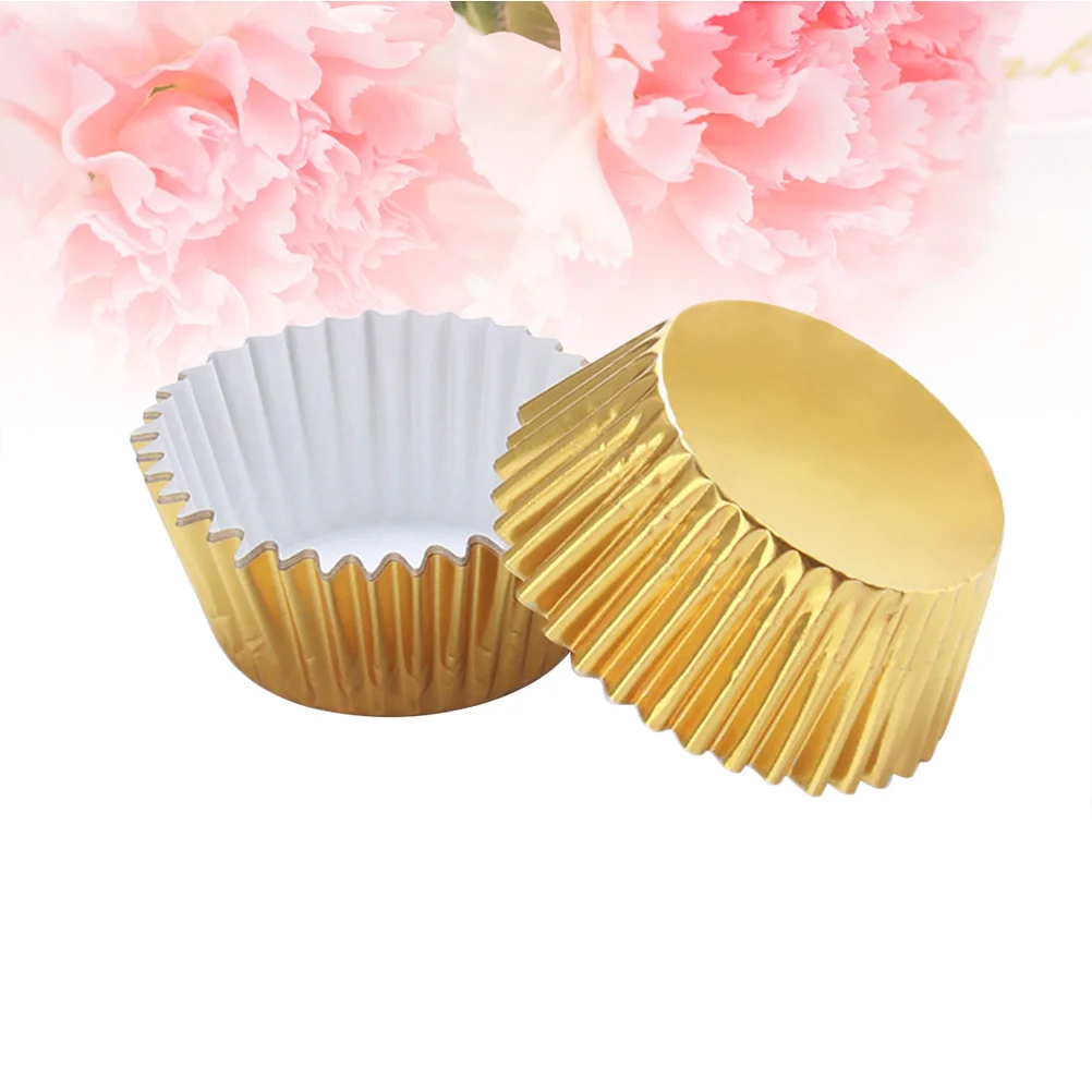 100 Pcs Mei Niang Disposable Paper Cups Muffin Cake Cupcake Mold Mini Molds