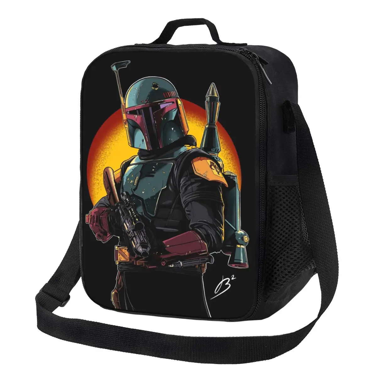 

Custom M-Mandalorianed Movie Thermal Insulated Lunch Bags Resuable Lunch Container for Work School Travel Storage Bento Food Box