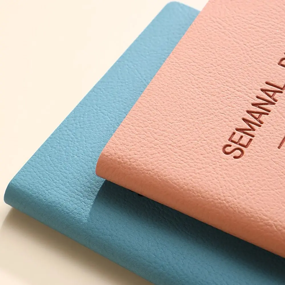 สมุดบันทึก A5 ปี 2025 แบบสร้างสรรค์ ภาษาสเปน พร้อมรายการสิ่งที่ต้องทำ สมุดโน้ต A5 สีโมรันดี พร้อมปฏิทิน วางแผนรายวัน รายสัปดาห์ รายเดือน สำหรับนักเรียน