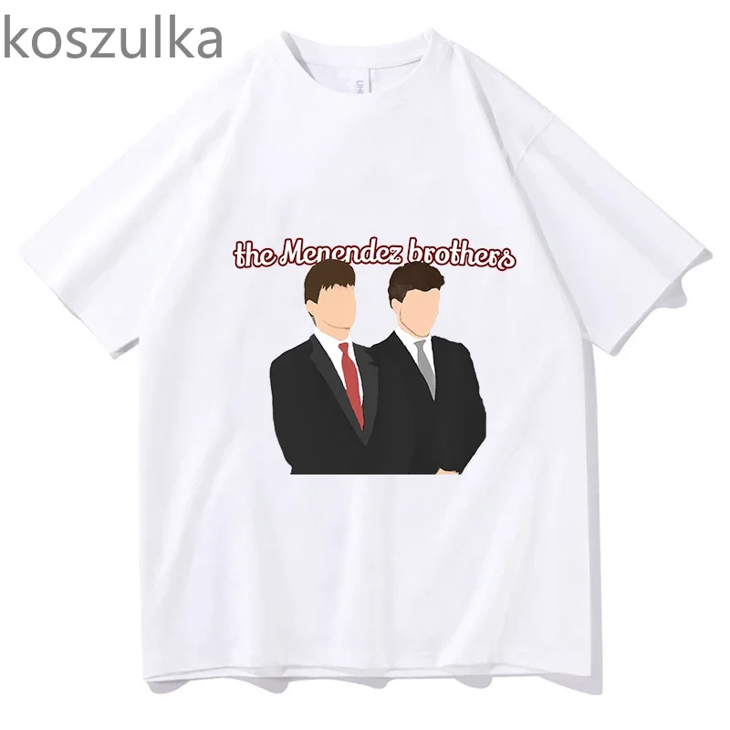 Nicholas Chavez Menendez Brothers T-Shirt Unisex Fashion Casual TShirts Fans Gift Harajuku Unisex O-neck Shirt Short Sleeve Tops